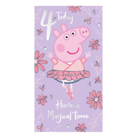 4 Today Peppa Pig 4th Birthday Card £2.10
